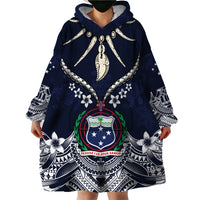 Samoa Independence Day Wearable Blanket Hoodie Ula Nifo Mix Turtle LT01 - Polynesian Pride