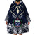 Samoa Independence Day Wearable Blanket Hoodie Ula Nifo Mix Turtle