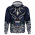 Samoa Independence Day Zip Hoodie Ula Nifo Mix Turtle