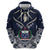 Samoa Independence Day Zip Hoodie Ula Nifo Mix Turtle