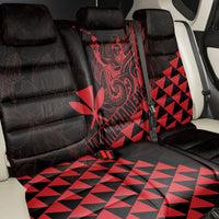 King Kamehameha Day Back Car Seat Cover Kakau Polynesian Pattern LT01 - Polynesian Pride