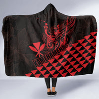 King Kamehameha Day Hooded Blanket Kakau Polynesian Pattern LT01 - Polynesian Pride