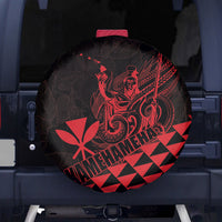 King Kamehameha Day Spare Tire Cover Kakau Polynesian Pattern LT01 - Polynesian Pride