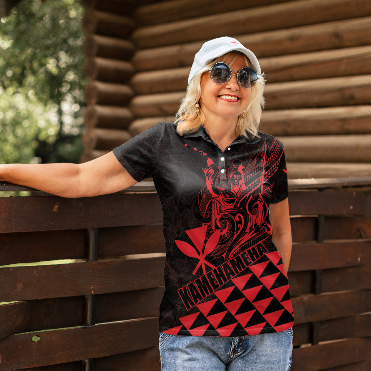 Personalized King Kamehameha Day Women Polo Shirt Kakau Polynesian Pattern LT01 - Polynesian Pride