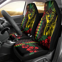 King Kamehameha Day Car Seat Cover Hawaii Kakau Reggae LT01 - Polynesian Pride