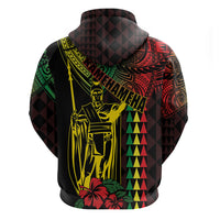 King Kamehameha Day Hoodie Hawaii Kakau Reggae LT01 - Polynesian Pride
