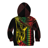 King Kamehameha Day Kid Hoodie Hawaii Kakau Reggae LT01 - Polynesian Pride