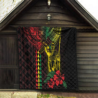 King Kamehameha Day Quilt Hawaii Kakau Reggae LT01 - Polynesian Pride