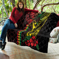 King Kamehameha Day Quilt Hawaii Kakau Reggae LT01 - Polynesian Pride