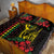 King Kamehameha Day Quilt Bed Set Hawaii Kakau Reggae