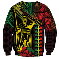 King Kamehameha Day Sweatshirt Hawaii Kakau Reggae LT01 - Polynesian Pride
