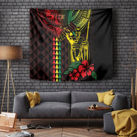 King Kamehameha Day Tapestry Hawaii Kakau Reggae LT01 - Polynesian Pride