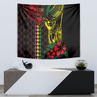 King Kamehameha Day Tapestry Hawaii Kakau Reggae LT01 - Polynesian Pride
