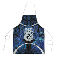 Maori Matariki Manaia Apron Maori Kowhaiwhai Pattern Galaxy LT01 Blue - Polynesian Pride