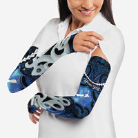 Personalized Maori Matariki Manaia Arm Sleeves Maori Kowhaiwhai Pattern Galaxy LT01 - Polynesian Pride