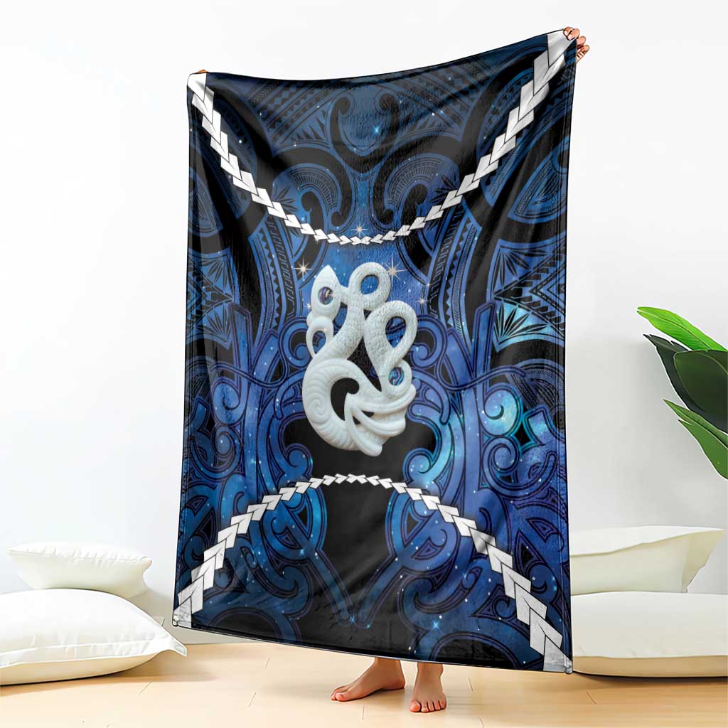 Maori Matariki Manaia Blanket Maori Kowhaiwhai Pattern Galaxy LT01 - Polynesian Pride