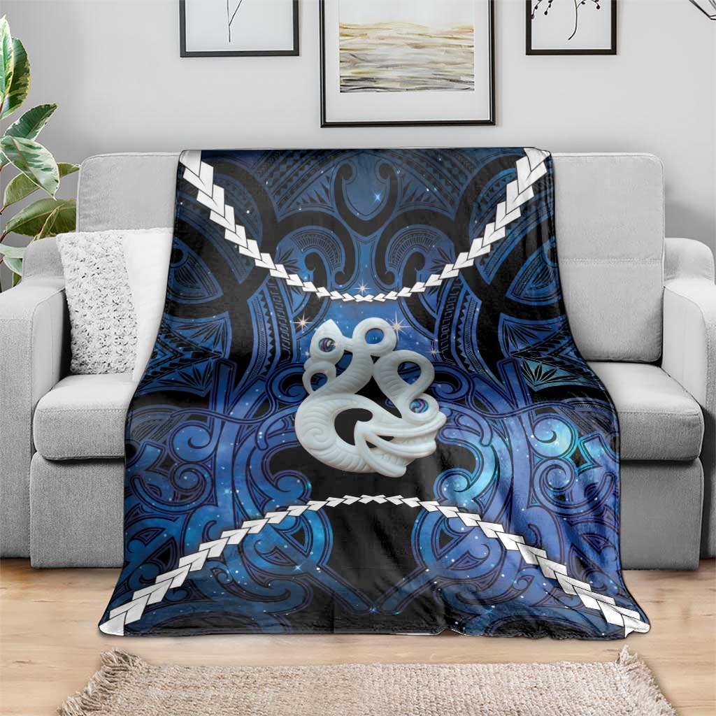 Maori Matariki Manaia Blanket Maori Kowhaiwhai Pattern Galaxy LT01 - Polynesian Pride
