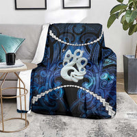 Maori Matariki Manaia Blanket Maori Kowhaiwhai Pattern Galaxy LT01 - Polynesian Pride