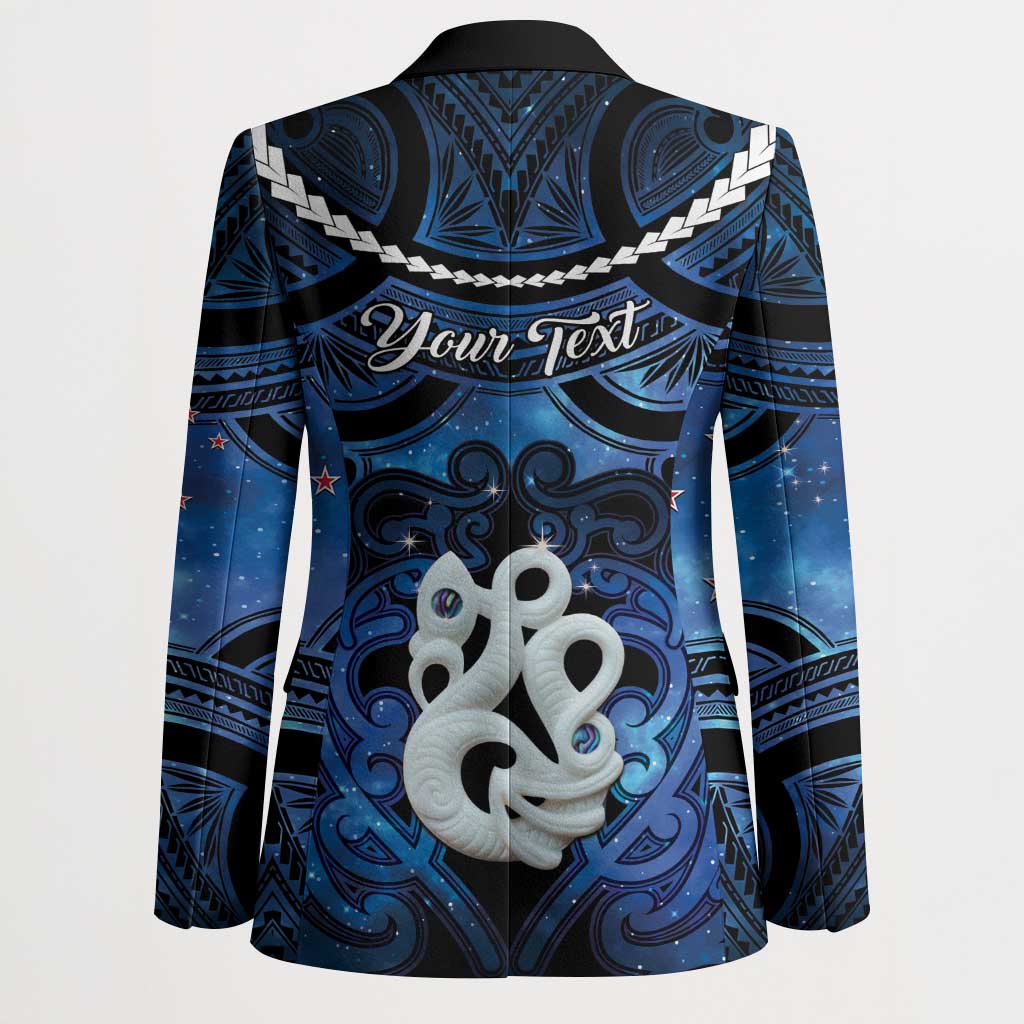 Personalized Maori Matariki Manaia Blazer Maori Kowhaiwhai Pattern Galaxy LT01 - Polynesian Pride