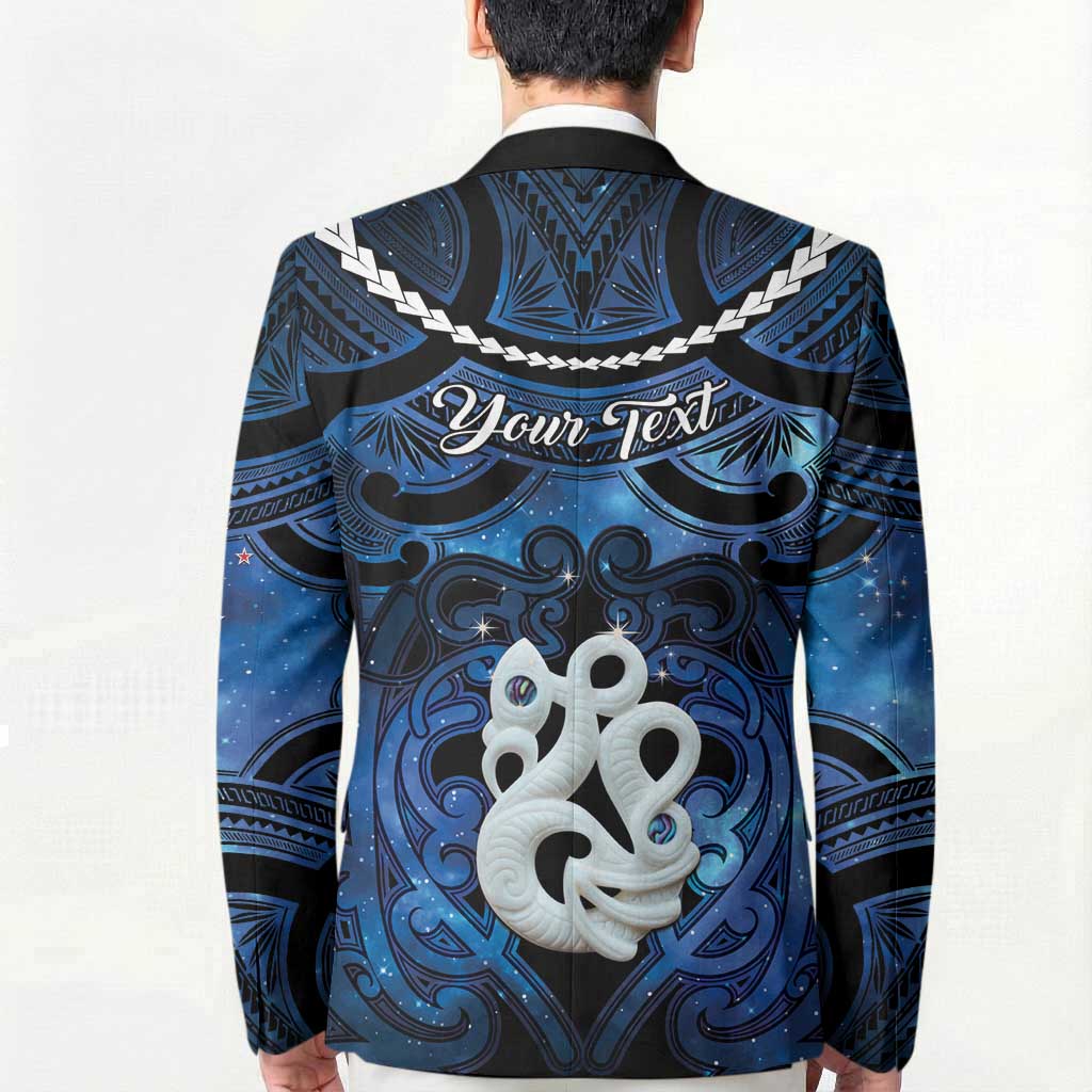 Personalized Maori Matariki Manaia Blazer Maori Kowhaiwhai Pattern Galaxy LT01 - Polynesian Pride