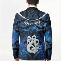 Personalized Maori Matariki Manaia Blazer Maori Kowhaiwhai Pattern Galaxy LT01 - Polynesian Pride