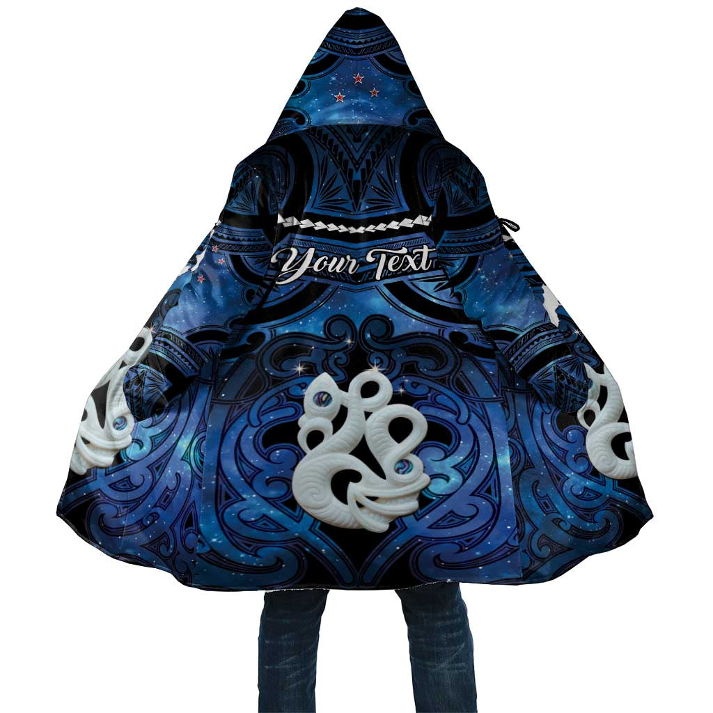 Personalized Maori Matariki Manaia Cloak Maori Kowhaiwhai Pattern Galaxy LT01 Unisex Blue - Polynesian Pride