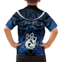 Personalized Maori Matariki Manaia Hawaiian Shirt Maori Kowhaiwhai Pattern Galaxy LT01 - Polynesian Pride