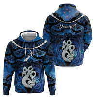 Personalized Maori Matariki Manaia Hoodie Maori Kowhaiwhai Pattern Galaxy LT01 - Polynesian Pride