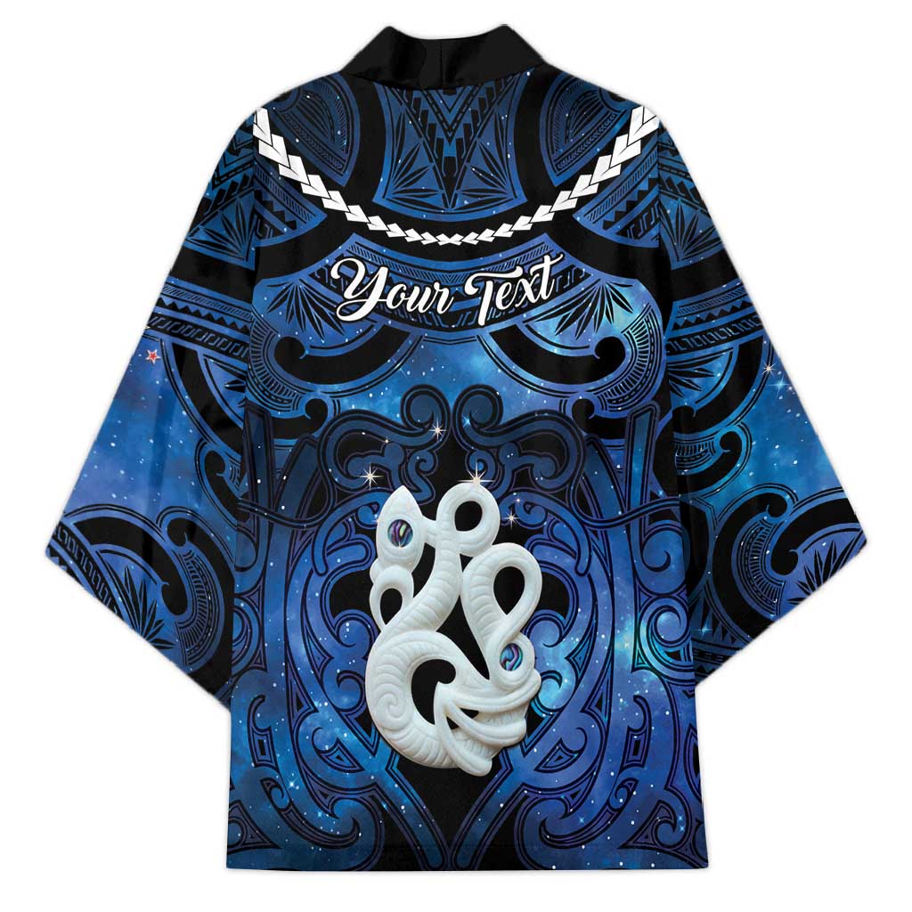 Personalized Maori Matariki Manaia Kimono Maori Kowhaiwhai Pattern Galaxy LT01 - Polynesian Pride