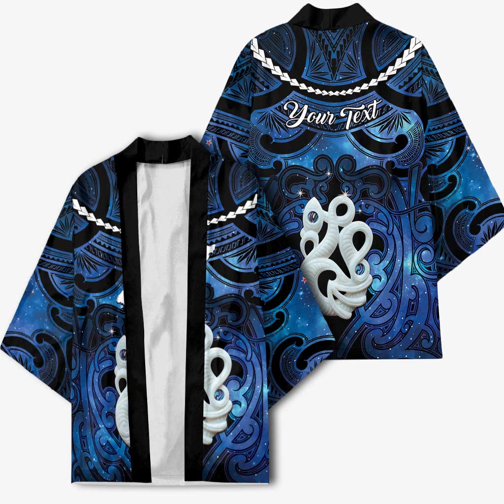 Personalized Maori Matariki Manaia Kimono Maori Kowhaiwhai Pattern Galaxy LT01 - Polynesian Pride
