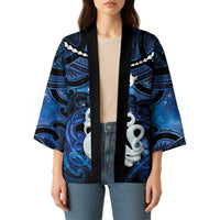 Personalized Maori Matariki Manaia Kimono Maori Kowhaiwhai Pattern Galaxy LT01 - Polynesian Pride
