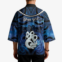 Personalized Maori Matariki Manaia Kimono Maori Kowhaiwhai Pattern Galaxy LT01 - Polynesian Pride