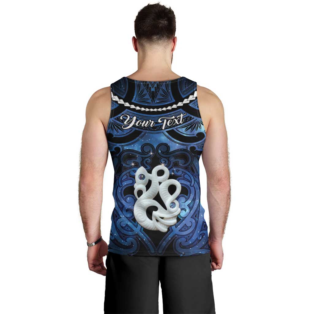 Personalized Maori Matariki Manaia Men Tank Top Maori Kowhaiwhai Pattern Galaxy LT01 - Polynesian Pride