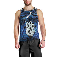 Personalized Maori Matariki Manaia Men Tank Top Maori Kowhaiwhai Pattern Galaxy LT01 - Polynesian Pride