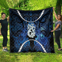 Maori Matariki Manaia Quilt Maori Kowhaiwhai Pattern Galaxy LT01 - Polynesian Pride