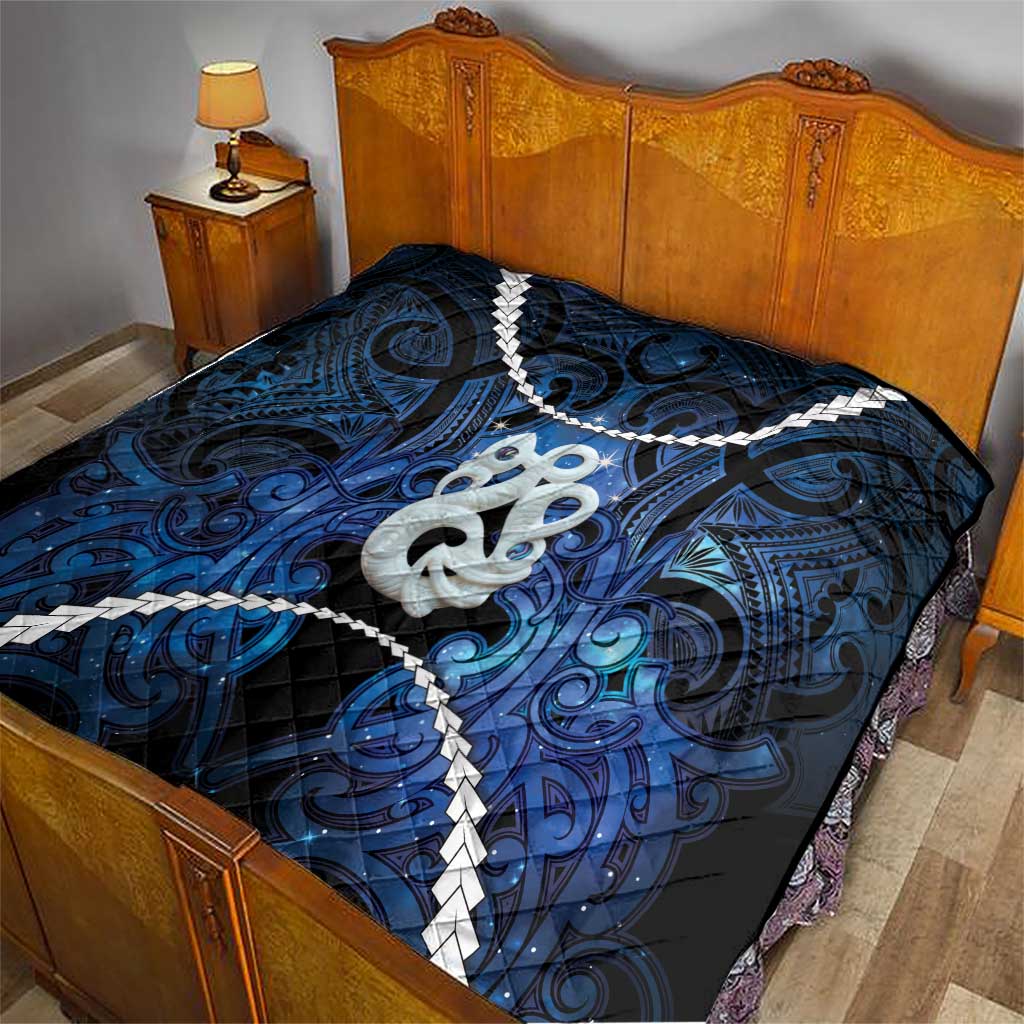 Maori Matariki Manaia Quilt Maori Kowhaiwhai Pattern Galaxy LT01 - Polynesian Pride