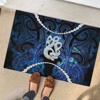 Maori Matariki Manaia Rubber Doormat Maori Kowhaiwhai Pattern Galaxy LT01 - Polynesian Pride