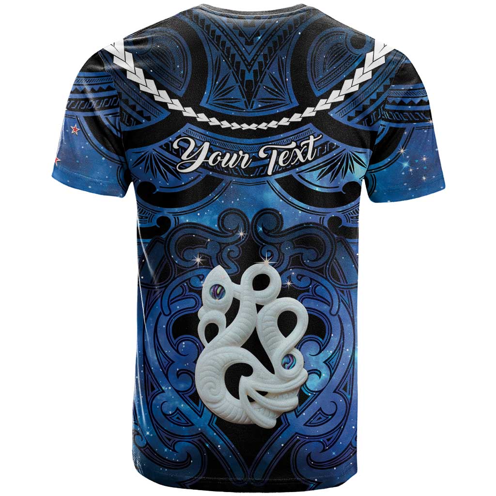 Personalized Maori Matariki Manaia T Shirt Maori Kowhaiwhai Pattern Galaxy LT01 - Polynesian Pride