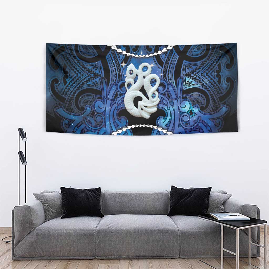 Maori Matariki Manaia Tapestry Maori Kowhaiwhai Pattern Galaxy LT01 - Polynesian Pride