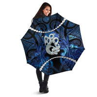 Maori Matariki Manaia Umbrella Maori Kowhaiwhai Pattern Galaxy LT01 - Polynesian Pride