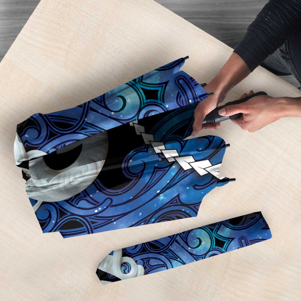 Maori Matariki Manaia Umbrella Maori Kowhaiwhai Pattern Galaxy LT01 - Polynesian Pride