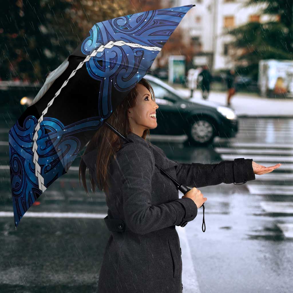 Maori Matariki Manaia Umbrella Maori Kowhaiwhai Pattern Galaxy LT01 - Polynesian Pride