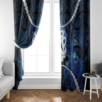 Maori Matariki Manaia Window Curtain Maori Kowhaiwhai Pattern Galaxy LT01 - Polynesian Pride