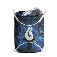 Maori Matariki Hei Matau Laundry Basket Maori Kowhaiwhai Pattern Galaxy LT01 - Polynesian Pride