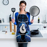Maori Matariki Hei Matau Apron Maori Kowhaiwhai Pattern Galaxy LT01 - Polynesian Pride