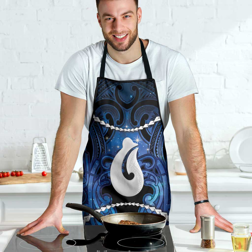 Maori Matariki Hei Matau Apron Maori Kowhaiwhai Pattern Galaxy LT01 - Polynesian Pride