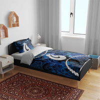 Maori Matariki Hei Matau Bedding Set Maori Kowhaiwhai Pattern Galaxy LT01 - Polynesian Pride