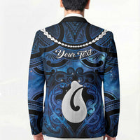 Personalized Maori Matariki Hei Matau Blazer Maori Kowhaiwhai Pattern Galaxy LT01 - Polynesian Pride
