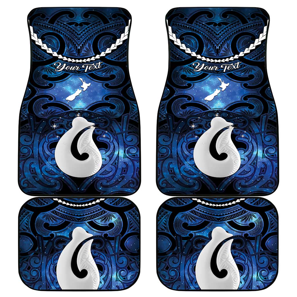 Personalized Maori Matariki Hei Matau Car Mats Maori Kowhaiwhai Pattern Galaxy LT01 - Polynesian Pride