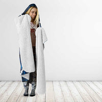 Maori Matariki Hei Matau Hooded Blanket Maori Kowhaiwhai Pattern Galaxy LT01 - Polynesian Pride
